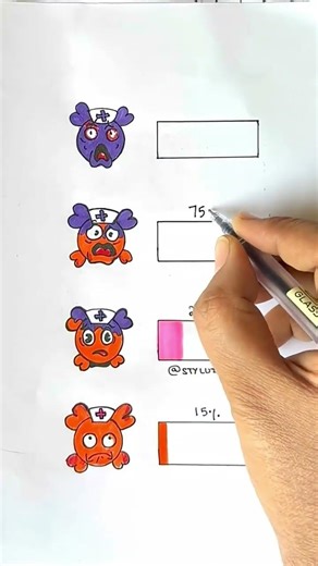 Hospital nurse Sprunki mood swings #trending #ytshorts #art