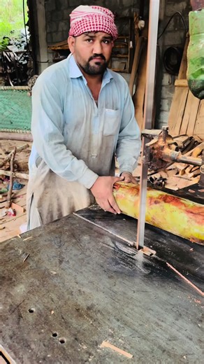 Impressive Wood Cutting Skills with Cricket Bat Machine