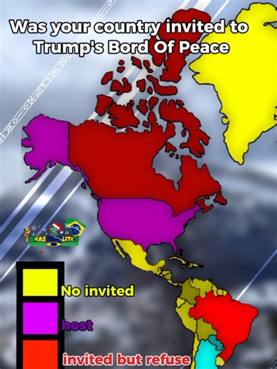 Países Convidados para o Conselho da Paz de Trump