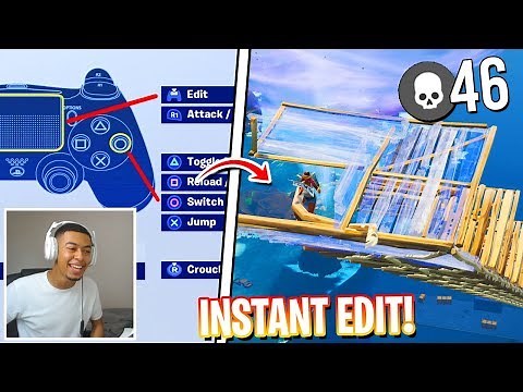 BEST Building/Edit Keybinds On Console Fortnite! - PRO PLAYER Button Assignments Season 6 (PS4)