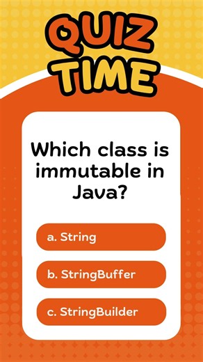 Java | String | immutable class | Java Quiz