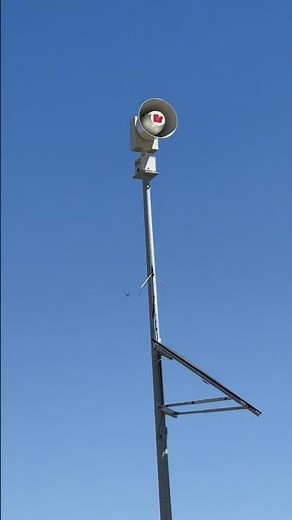 This new tornado siren just installed in Texas #tornadoalert #warningsystem