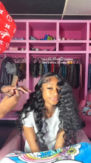 Lash after Dark ⭐️ on Instagram: "Gon ahead a tell your ride I’m still not done 🤣 #houstonhairstylist #closureinstall #lashextension"