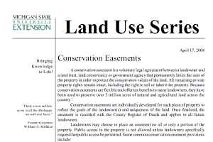 Conservation Easements