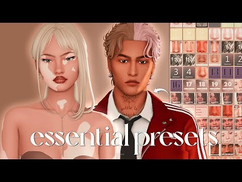 200+ Essential Genetics Presets 🤍| The Sims 4