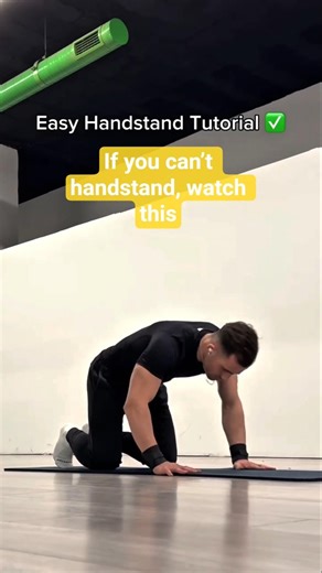 Learn Handstand the EASY Way ✅ (Beginner Friendly) #shorts