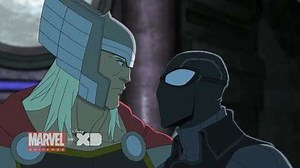 Exclusive clip: Alt-world Spidey visits 'Avengers Assemble'