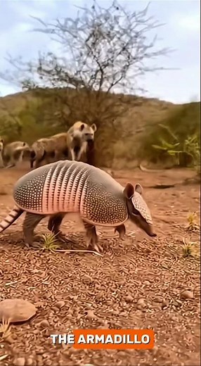 Predators vs Armadillo Defence Mechanism #shorts