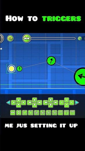 How to use the geometry dash KEYFRAME system! #geometrydash #shorts #killercraftformod