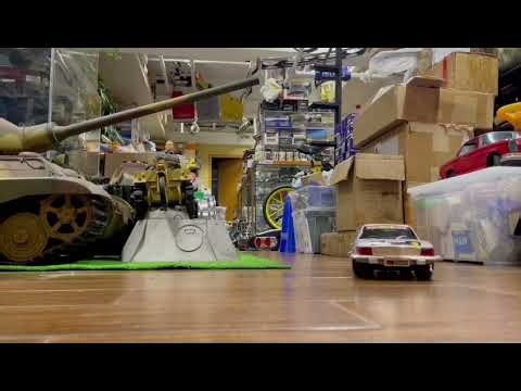 Italy made RC Mercedes 450SLC rally car