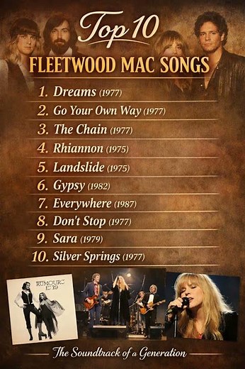 The Top Ten Fleetwood Mac songs of all time