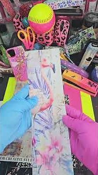 Let's decorate a composition notebook with adhesive vinyl from PDB Creative Studio! 🥰✨️💕
