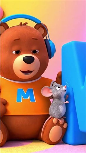 Letter M ABC Song for Kids | Moon, Mouse & Monkey