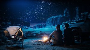 Happy Couple Tent Camping Canyon Sitting Stock Footage Video (100% Royalty-free) 1067850662 | Shutterstock