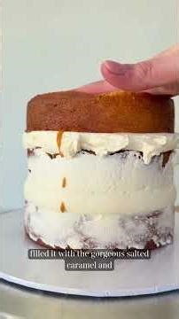 Easter Egg-Shaped Salted Caramel Cake 🥚| Inspired by Maldon's Diamond Pack 🧂