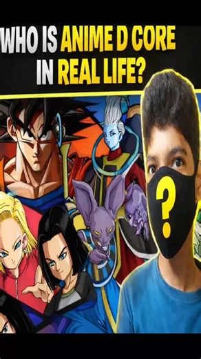 Who is anime d core in Real life 😱#shorts