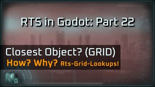 【中文语音】Godot引擎RTS开发第22部分：网格系统查询分析 - 从零开始的Godot RTS项目