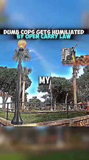 Dumb Cops Gets Humiliated By Open Carry Law 😳 #shorts | Unbroken Mentalit