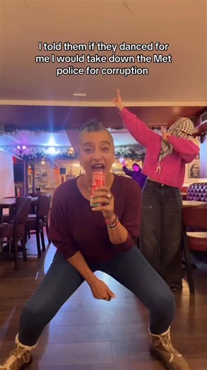 So I found a way to convince them to be my backing dancers. I promised that if they did the trend I would expose the Met police for corruption #dancers #friends #mylife #fyp #mycrew | Ani Says