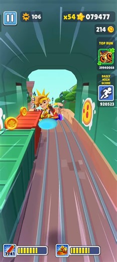 Wait for end 😨 Sunny 🌨️ SUBWAY SURFERS New World tour Rome 180 shorts #shortsfeed #subwaysurfers