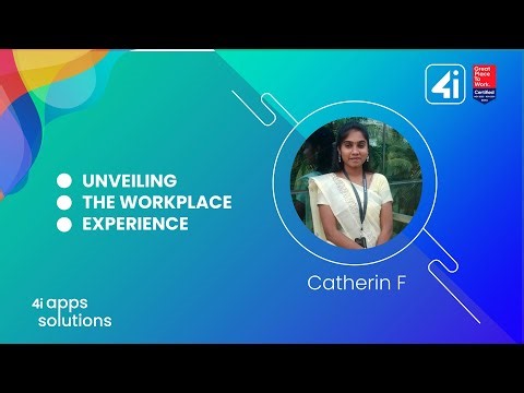 Join Catherin Freeda as she shares her journey with 4i apps.