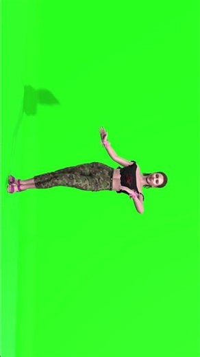 Girl presentation green screen female presenter chroma key woman talking green screen stock footage
