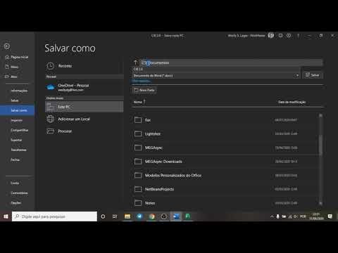 Salvar e Abrir