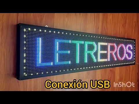 Letrero led programable full color