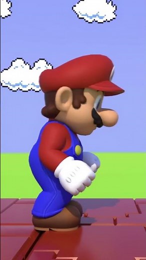 Mario eats a weird Mushroom! Super Mario bloopers 😆 4