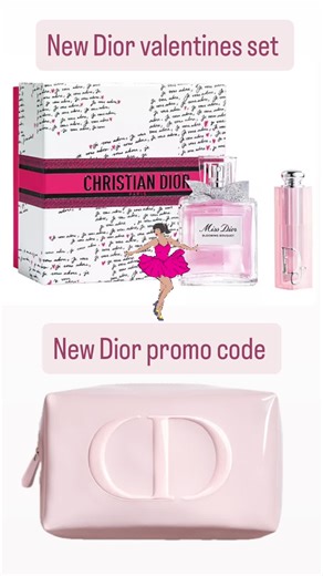 Miss Dior Blooming Bouquet & Dior Lip Glow Valentine's Day Set. Dior valentines gift set. New Dior promo code. #diorbeauty #diorvalentinesday #diorpromocode #diorfragrance #diorcodes @Diorbeauty