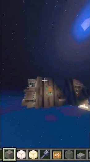 Easy spaceship build Minecraft #minecraft #fypシ゚viral #practicebuild #minecraftshorts #girlgamer