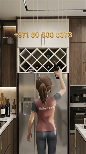 custom bottle rack cabinet is perfect for your kitchen or bar area