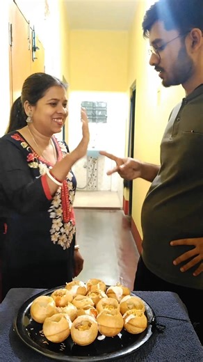 Dahi puchka eating Challenge 😋