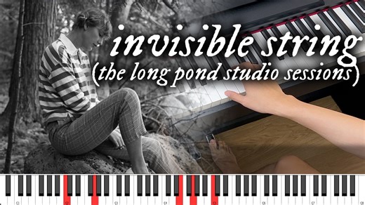 教你弹唱「 invisible string 」Taylor Swift 钢琴弹唱伴奏教学系列｜民间传说 folklore