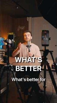 Whats better for video: the front or the back camera?