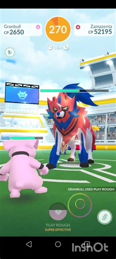 Finally I got Zamazenta in Pokemon go 👑🤩🤑