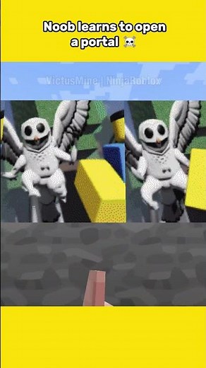 When the Noob learns to open a portal ☠️ PT10 - Roblox 99 Nights in the Forest #robloxanimation