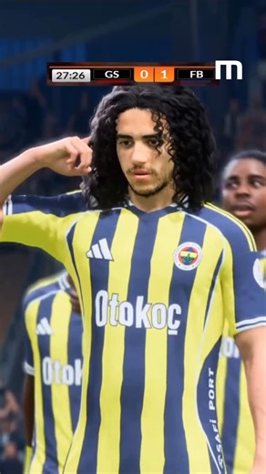 Mackolik on Instagram: "Matteo Guendouzi’nin Fenerbahçe formasıyla Süper Kupa finalinde Galatasaray’a ilk golü 💫 Ama FC26’da 🎮⚽️ 📽️ @psn.yagizup"
