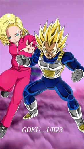 Android 18 vs Vegeta #shorts #vegeta #vs #android18 #dbs