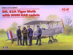 What's in the box series: ICM 1/32 DH.82 Tiger Moth