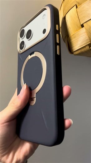 TORRAS Q3 VegSkin iPhone 17 Pro Max Case iPhone 17 Pro Case— Magnetic Leather with 360° Stand