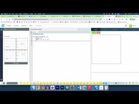 CodeHS Computer Science #625 Coordinate Labels