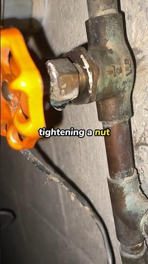 This Fix SOLVES 99% of leaks for Shut Off Valves. Packing Nut #plumber #plumbing #leak #valve