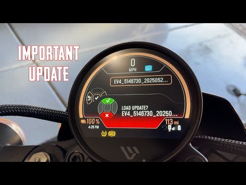 LiveWire S2 Del Mar - New Features After Software Update