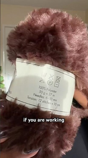 how to crochet with faux fur yarn #crochettips #fauxfurcoat #crochetforbeginners
