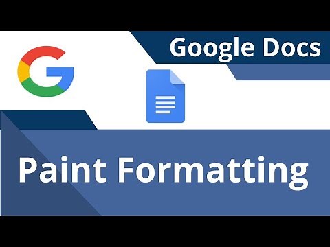 Google Docs Paint Formatting