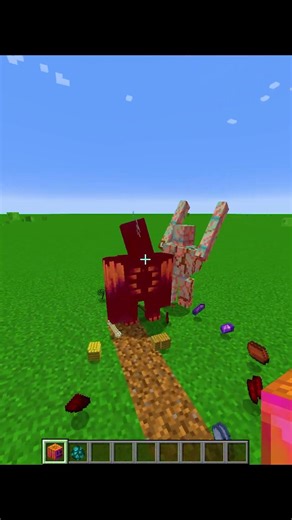 Minecraft Warden vs Golems... 🤯(Falling Down) #minecraft #shorts