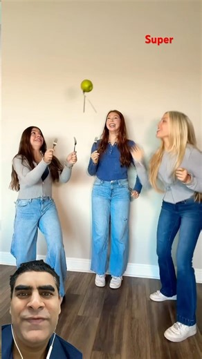 Can We Catch the Apple with a Fork? 🤔 Fun Challenge #stemchallenge #fun
