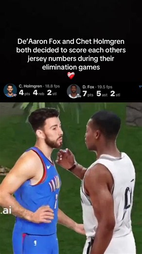 Chet Holmgren and De’Aaron Fox Swap Jersey Numbers in Elimination Games