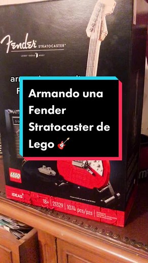 Construyendo una Guitarra Fender Stratocaster de Lego